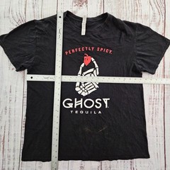 Perfectly Spicy Ghost Tequila Black Short Sleeve Cotton T-Shirt Men’s L