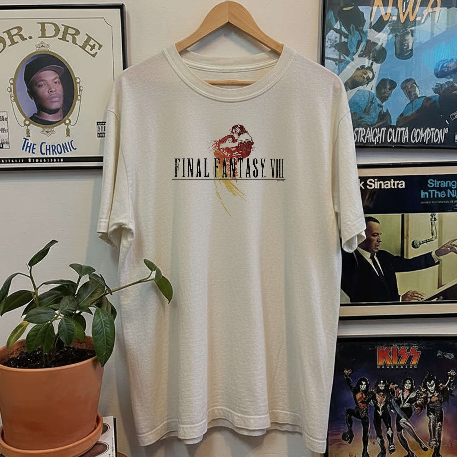 Final Fantasy VIII Promo Washed T-Shirt White L gallery