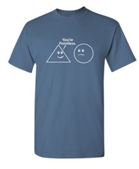 You’re Pointless Sarcastic Humor Graphic Super Soft Ring Spun Funny T Shirt