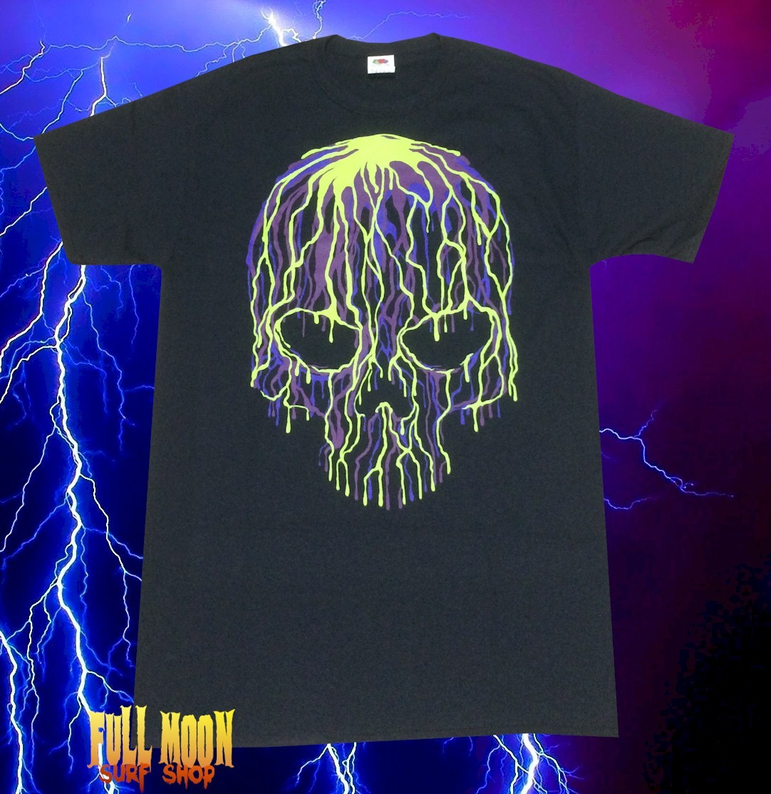 New Dripping Skull Halloween Mens T-Shirt