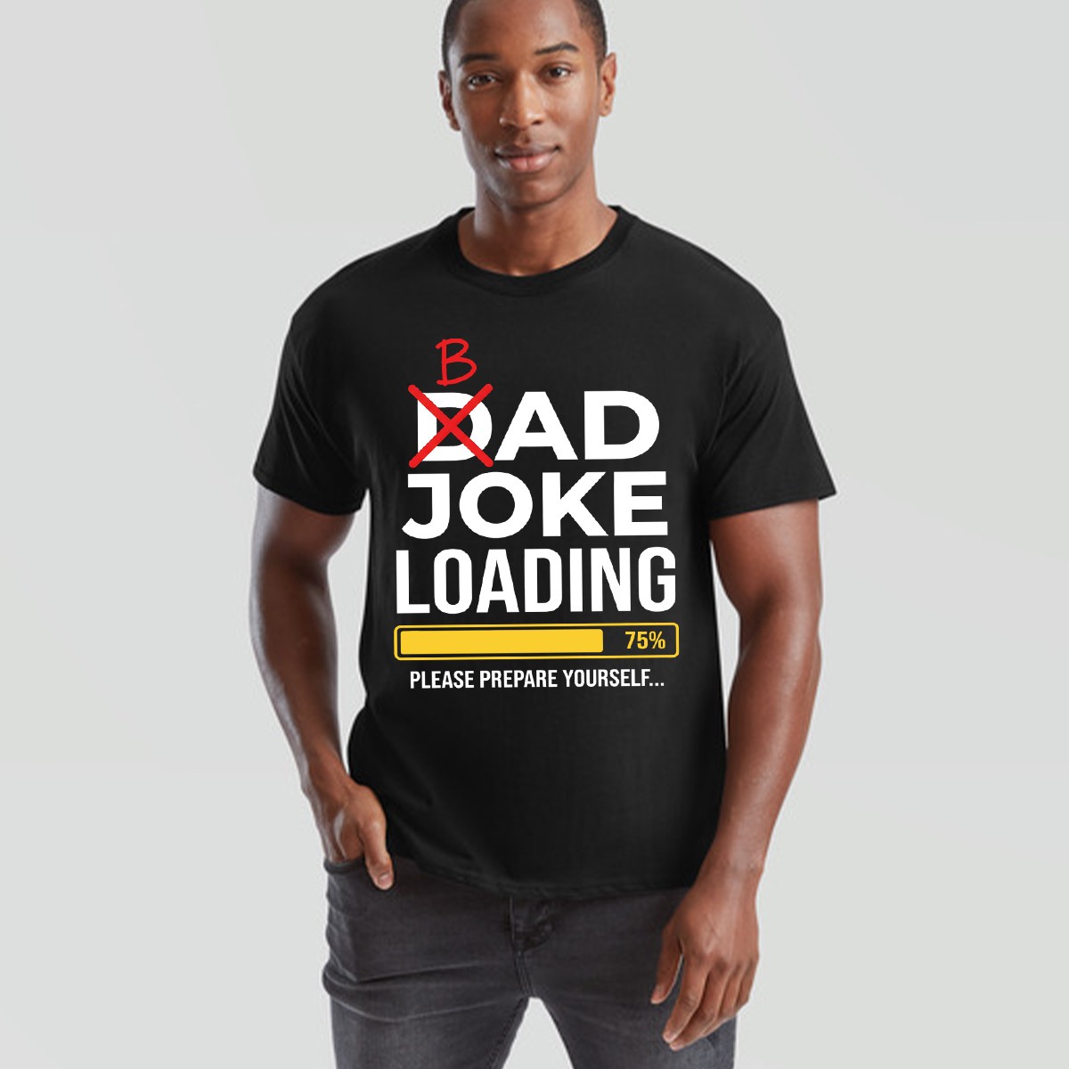 Dad Joke Loading Mens T Shirt Fathers Day Daddy Funny Bad Joke Tee Gift Top gallery