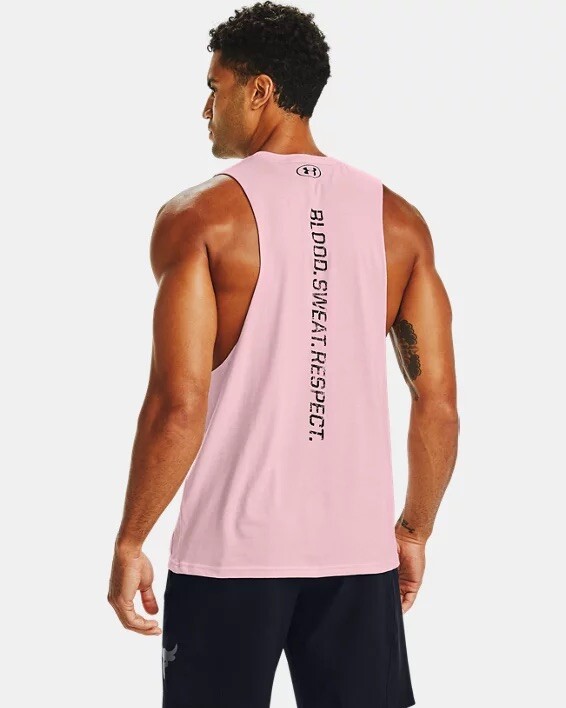 UNDER ARMOUR PROJECT ROCK BSR BLOOD SWEAT RESPECT DWAYNE JOHNSON TANK TOP sz XL gallery