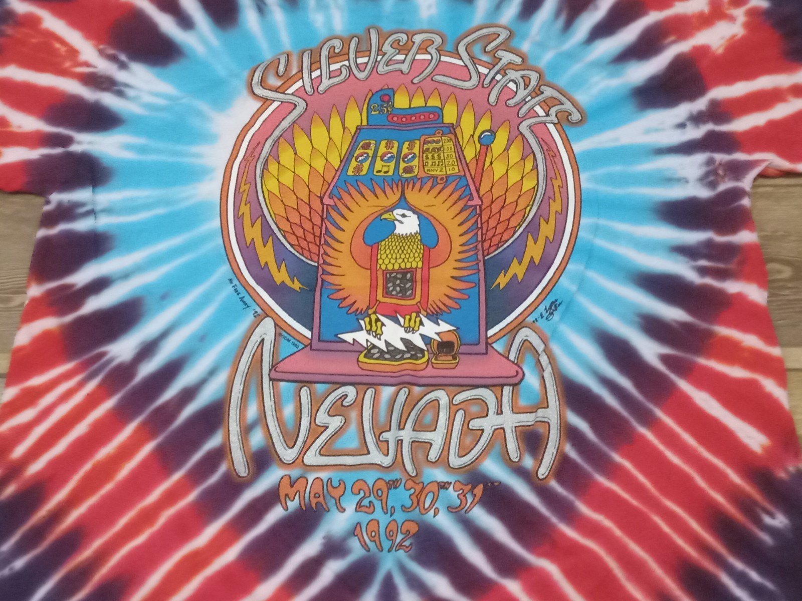 Grateful Dead Silver State Las Vegas M, L, XL, 2XL Tie Dye T-Shirt gallery