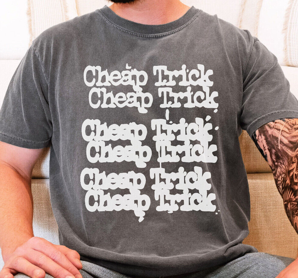 Cheap Trick T-Shirt 70s 80s Rock Band Vintage Black Comfort Colors 1717 Tee gallery