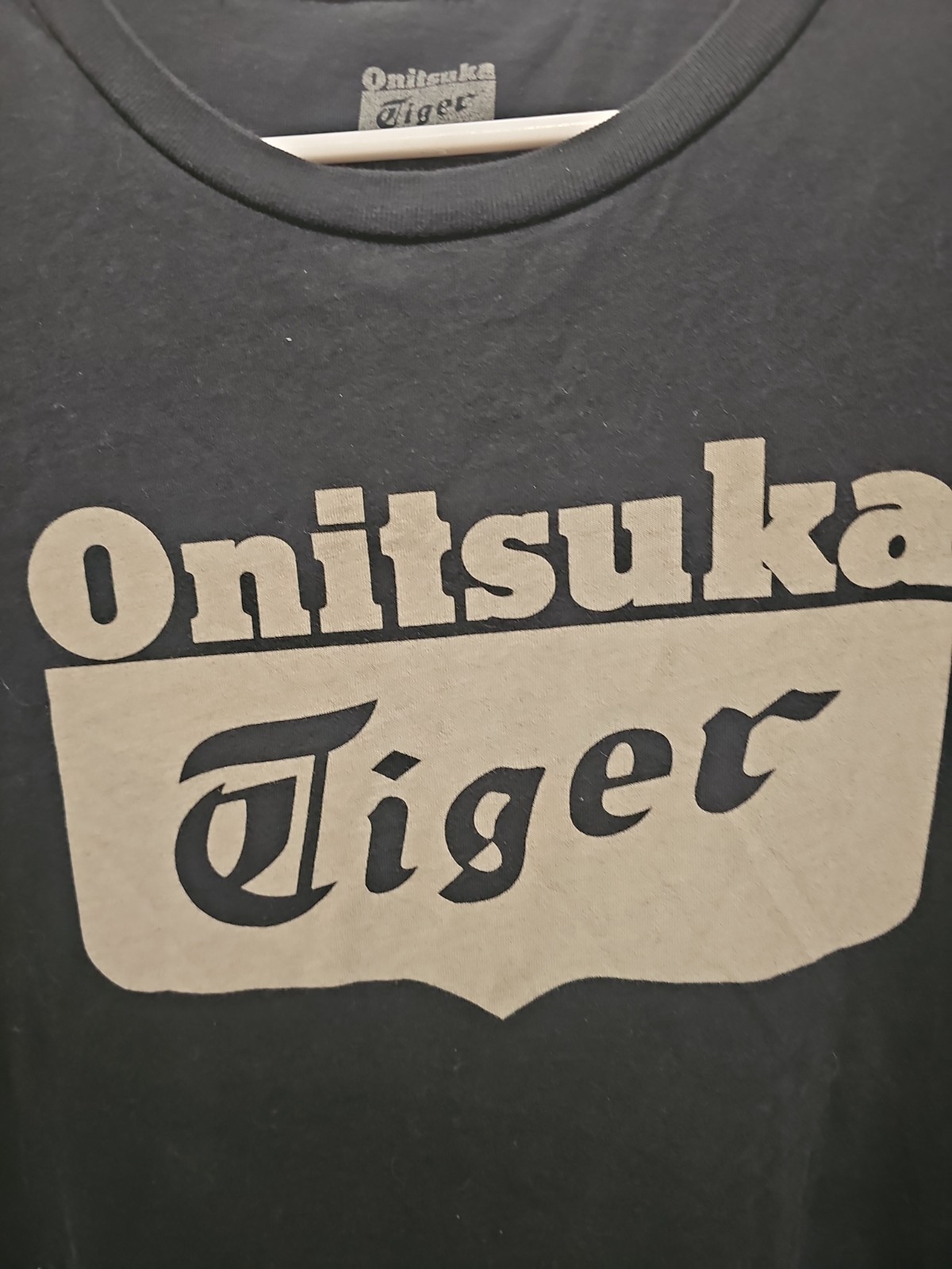 Onitsuka Tiger Black Large Logo Print T-shirt XL Please Read Description! gallery