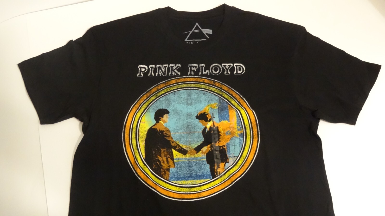 Pink Floyd by Goodie Two Sleeves Wish You Were Here Cover Art T Shirt, Size L gallery