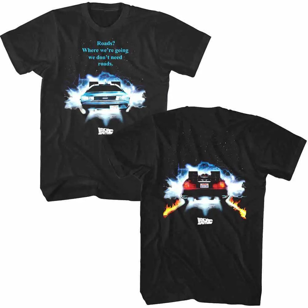 Back to The Future Driving Through Men's T Shirt gallery