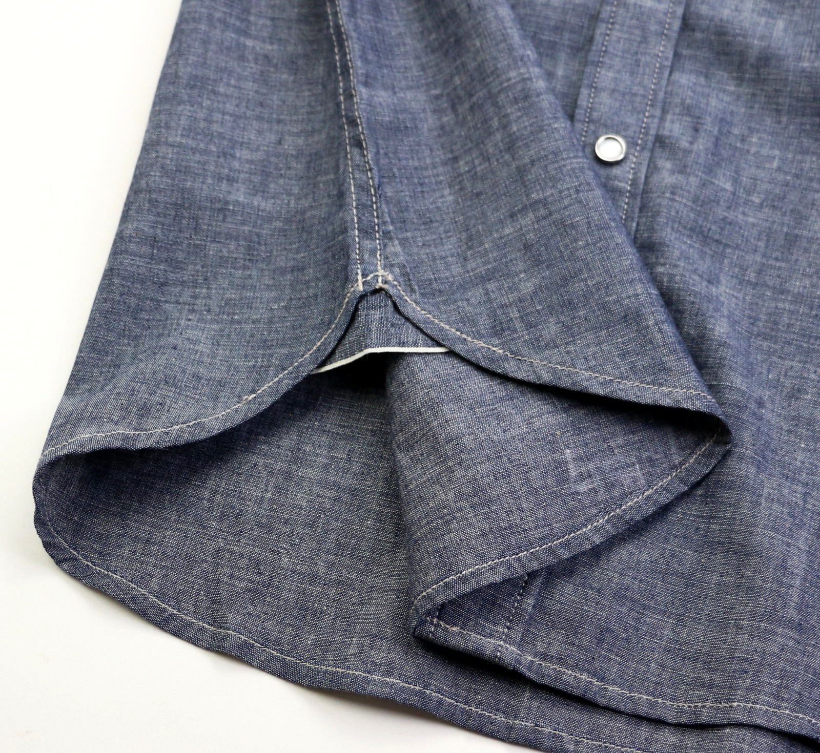 Lee 101 '50s Western Shirt Men's Sizes Kaihara Japanese Selvedge Denim 7 oz. Dry gallery