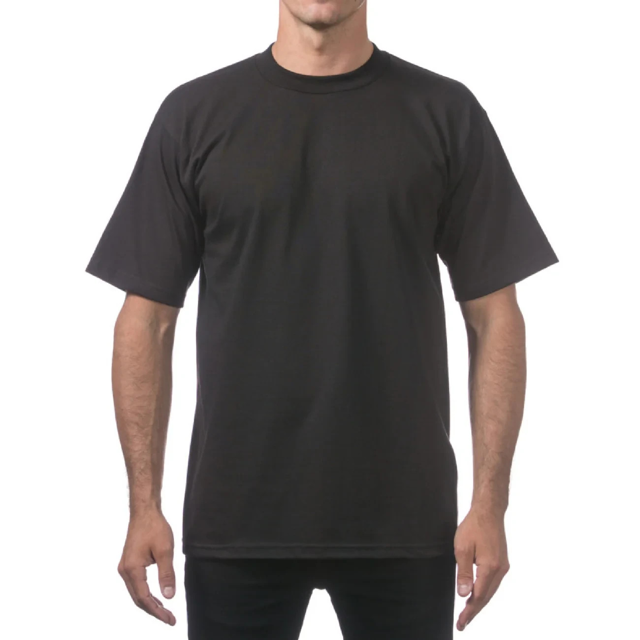 3-Pack PRO CLUB | Size 5X | Black | Short Sleeve