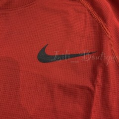 Nike Pro Men Dri-FIT Breathe Training Top Tee AO1803-622 Dark Red Orange Size XL
