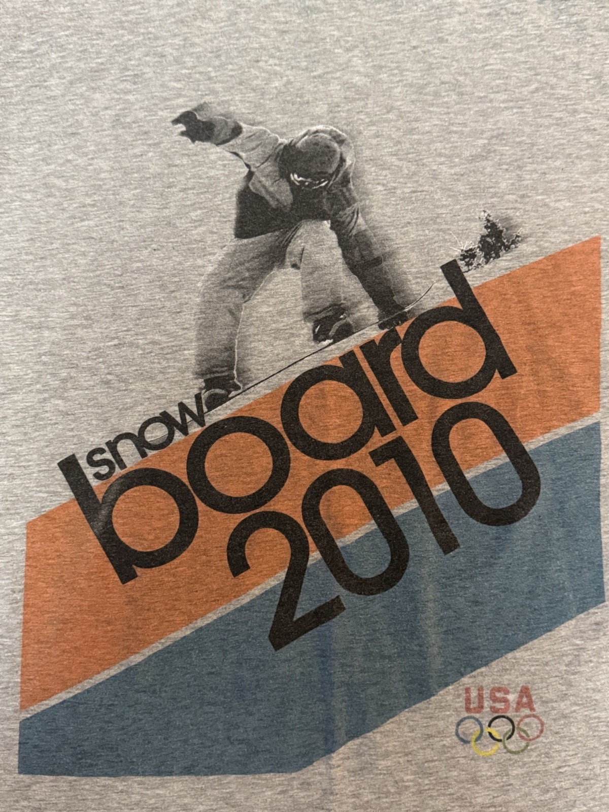 2010 SNOW BOARD - Vancouver OLYMPICS USA (Large) T-Shirt gallery