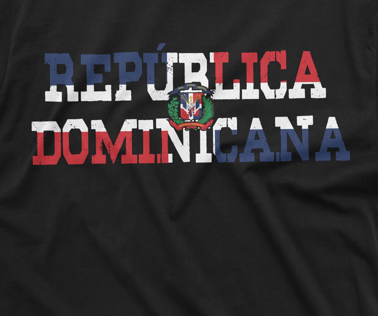 RepÃºblica Dominicana T-shirt Dominican Republic Flag Coat of Arms Patriotic Tee gallery