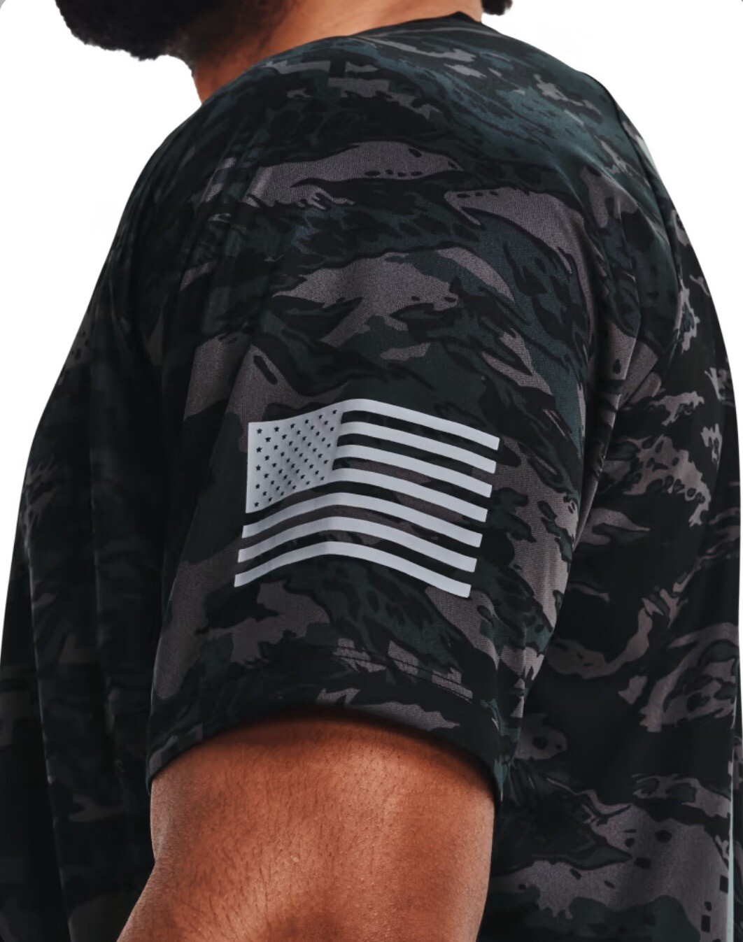 Under Armour USA Freedom Tech Dark Camo Shirt MENS 2XL NEW FAST SHIP gallery
