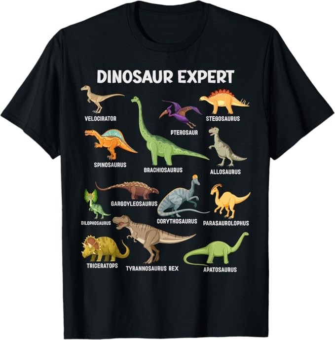 Dinosaur Boys Tee for Kids Adult Toddler Cute Mens Dinosaur T-Shirt gallery
