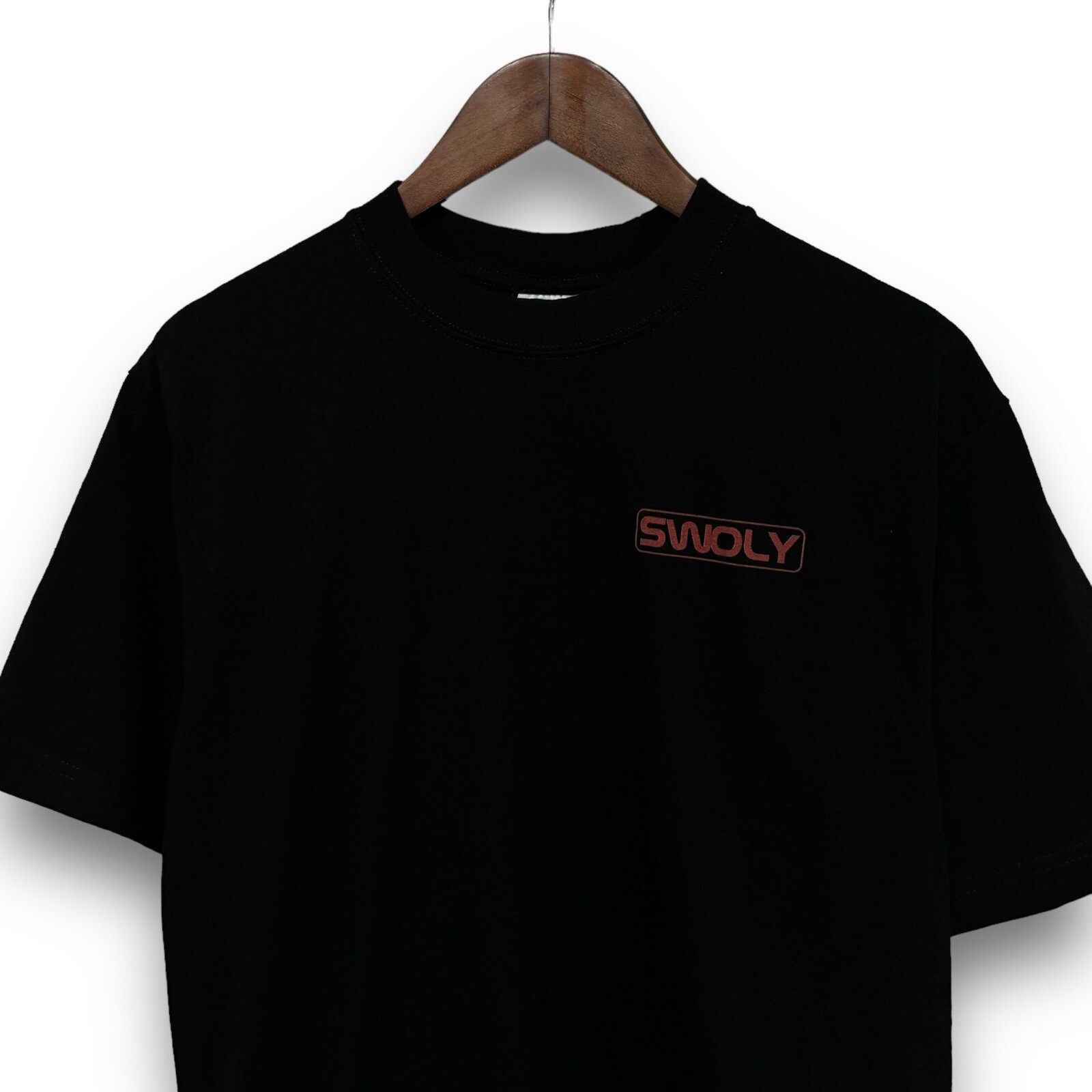 Swoly Supplements Men's Graphic Heavyweight T Shirt Black Size Large 21 x 30 gallery