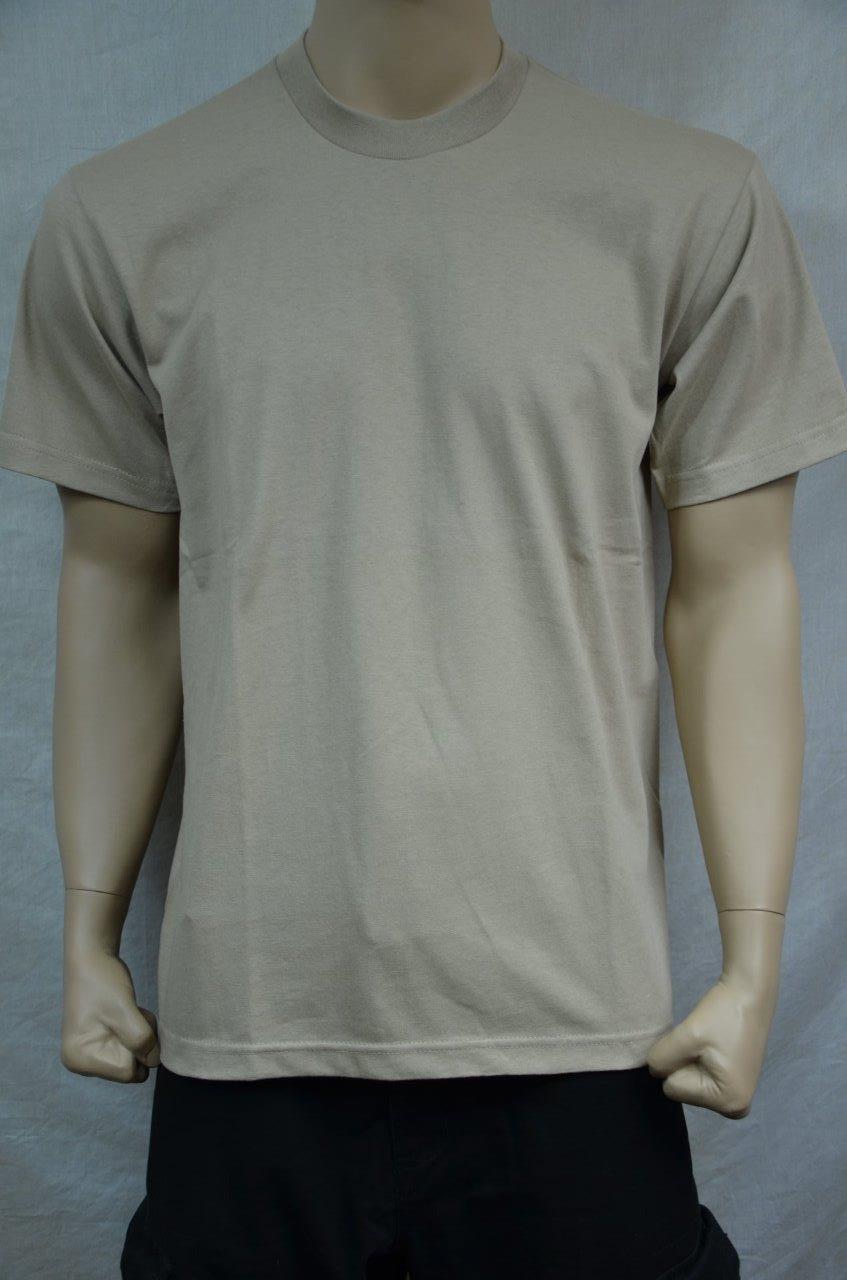2 NEW PRO5 SUPER HEAVY WEIGHT T-SHIRT KHAKI TEE PLAIN BLANK COTTON S-7XL gallery