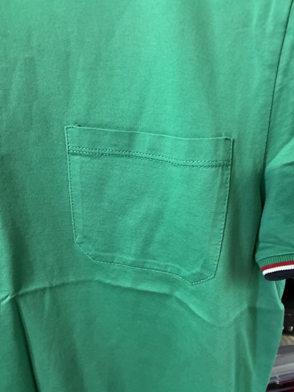 Moncler Shirt Mens Slim Fit Logo Patch Crewneck Short Sleeve $395 gallery