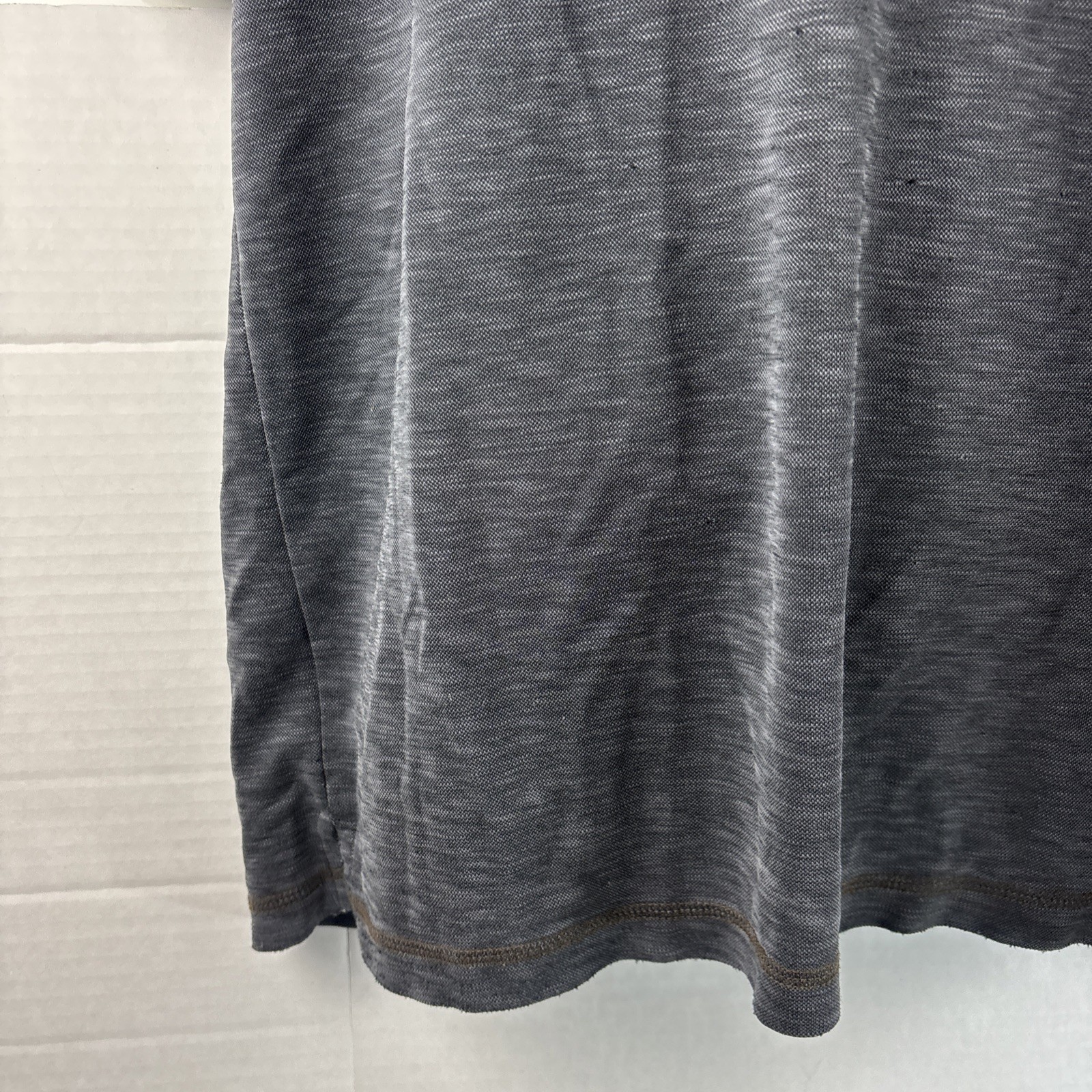TOMMY BAHAMA Tencel Shirt Mens XL Short Sleeve Gray Textured Outdoor Lightweight gallery