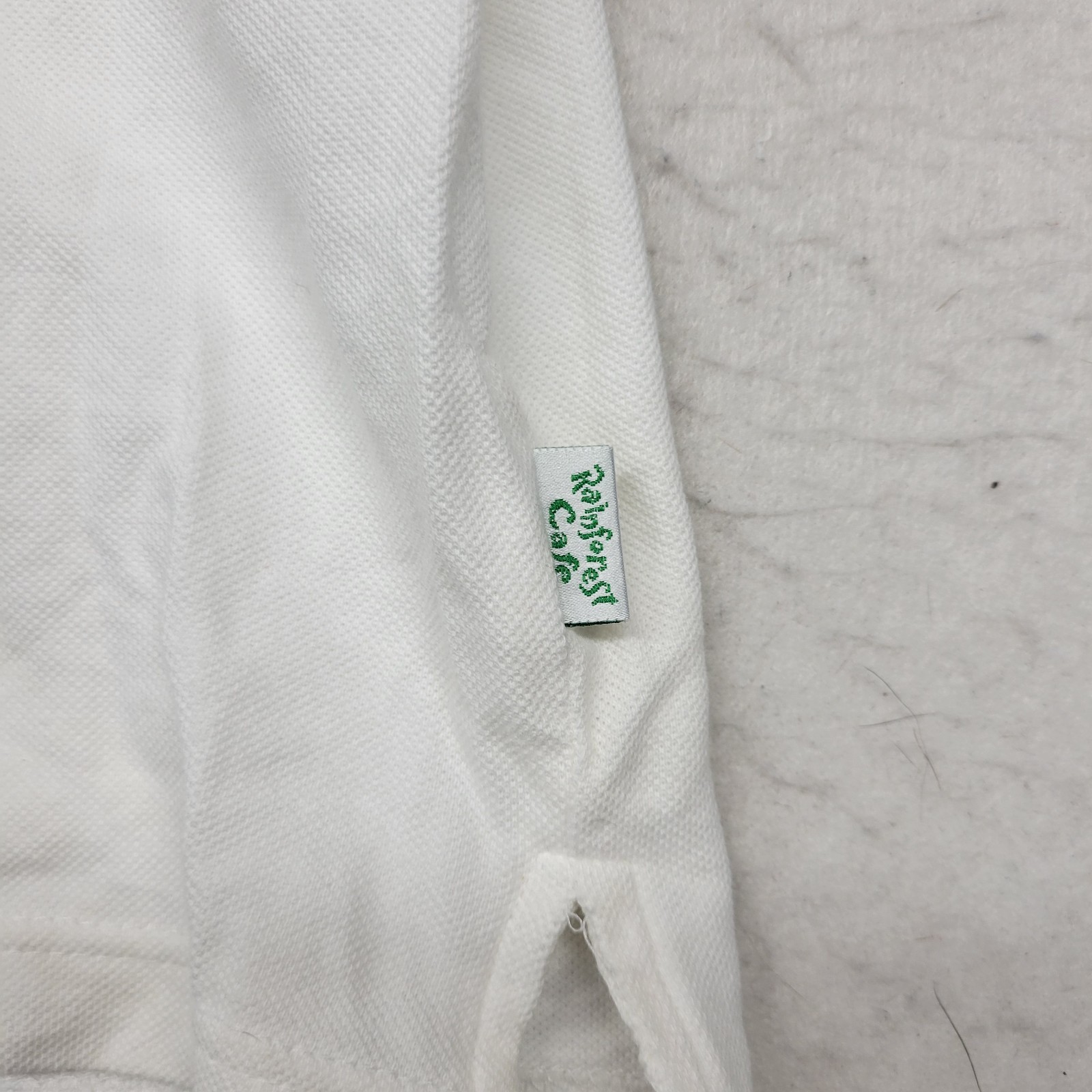 Vintage Rainforest Cafe Shirt Mens Extra Large White Logo Embroidered Detroit XL gallery
