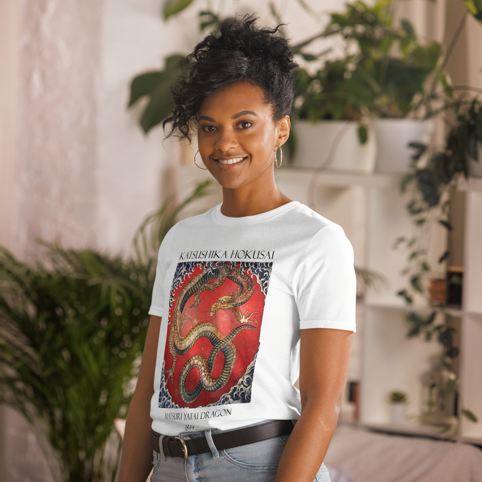 Hokusai Dragon tshirt, Japanese Art Shirt, Fine Arts Lover Gift gallery