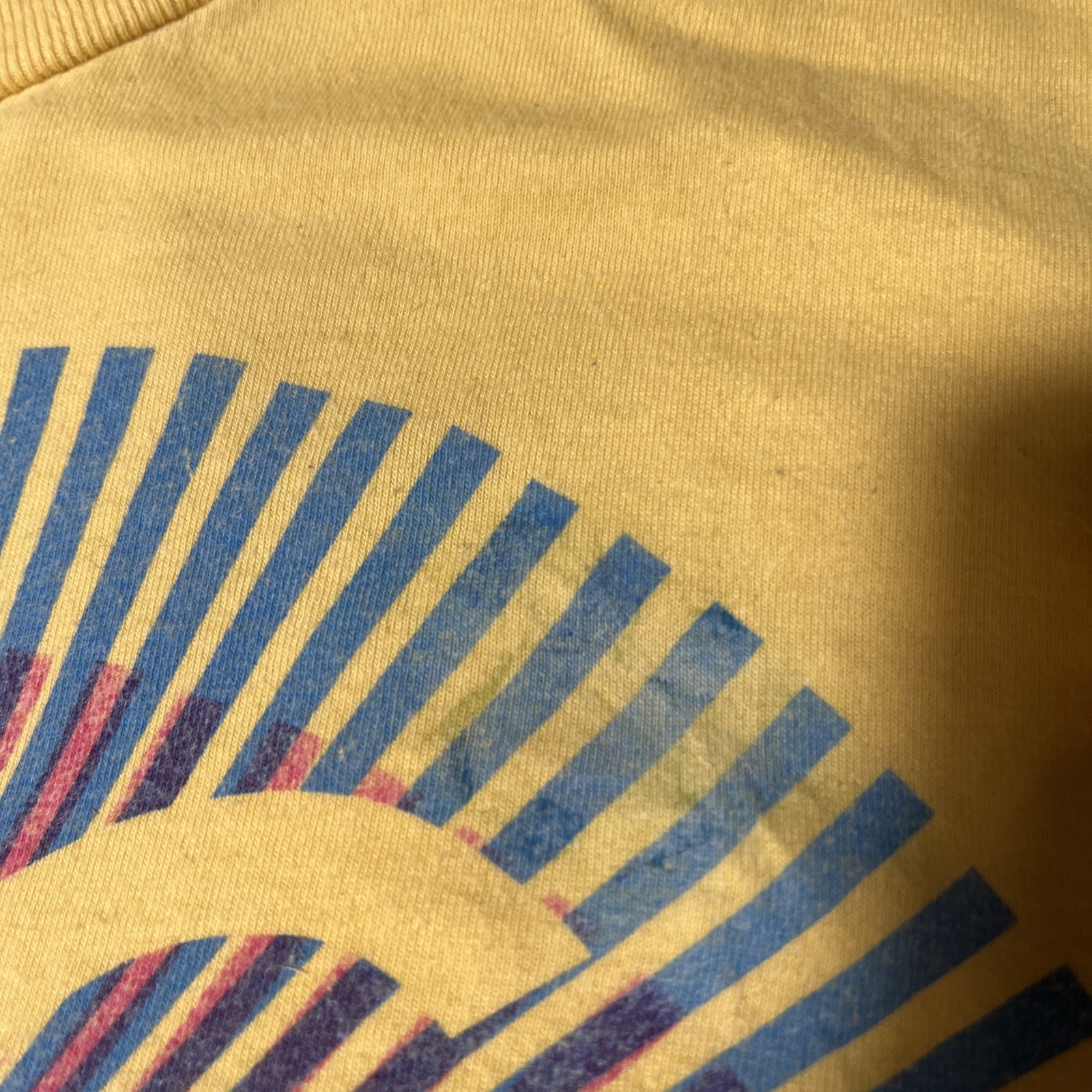 Mgmt Op Art Shirt tee Yellow S band rock vintage y2k gallery