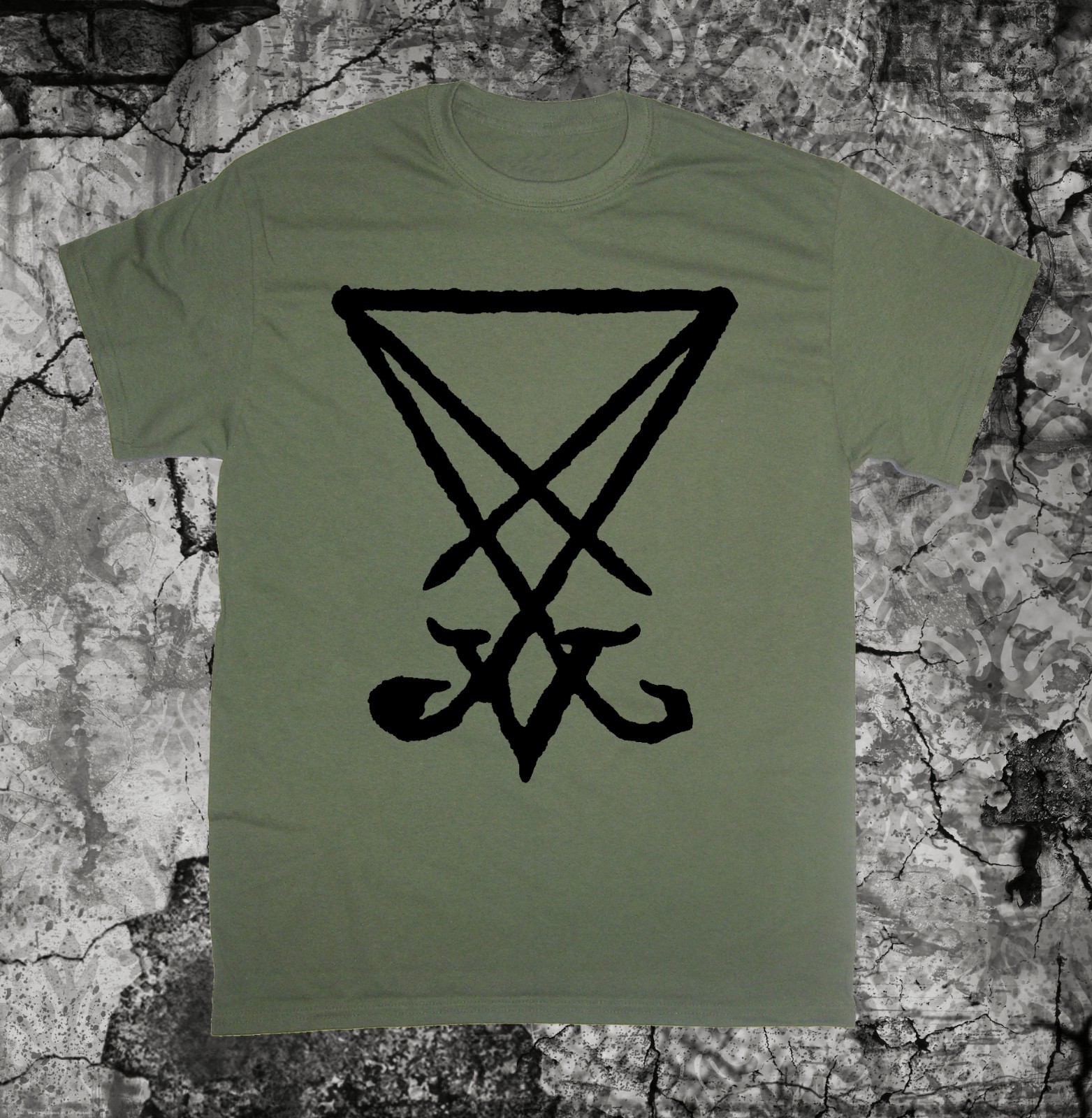 Sigil of Lucifer Shirt - Baphomet Pentagram Satanic Occult Gothic Goat of Mendes gallery