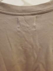 Nwt, Public Supply Mens Large LS Tshirt, Mocha Slight Pin Point Flaw See Pic