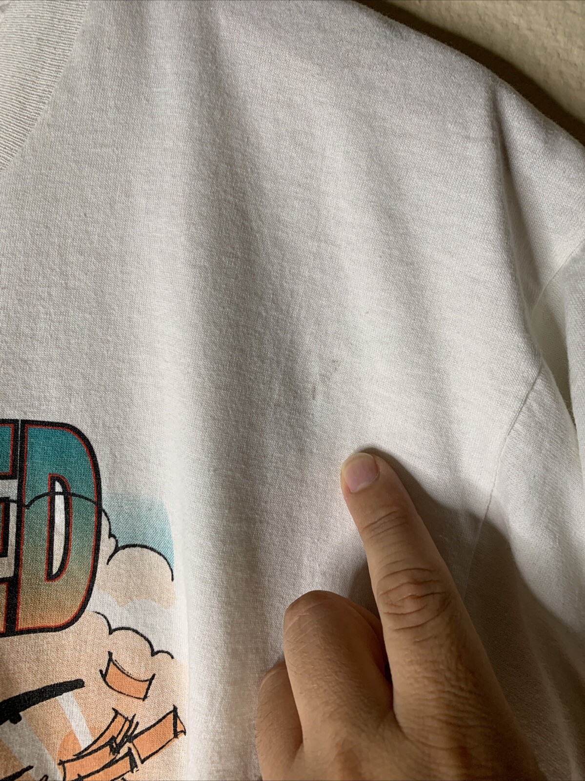 Vintage Airfare War Shirt Mens Sz XL I Survived Travel Promo Tee 90s gallery