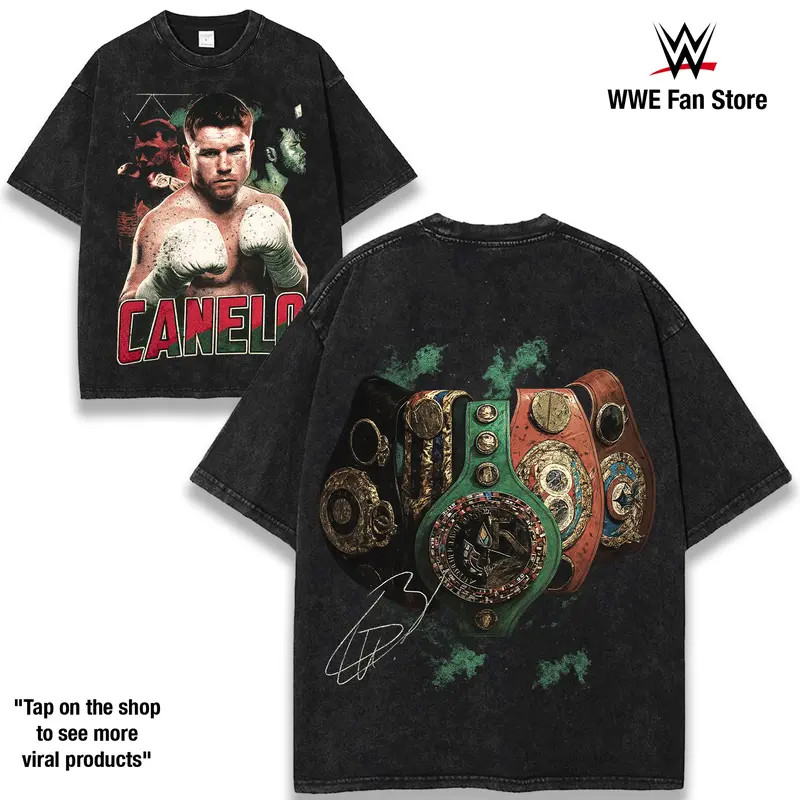 BOXING CANELO ALVAREZ Heaweight Heavy Cotton T-Shirt gallery
