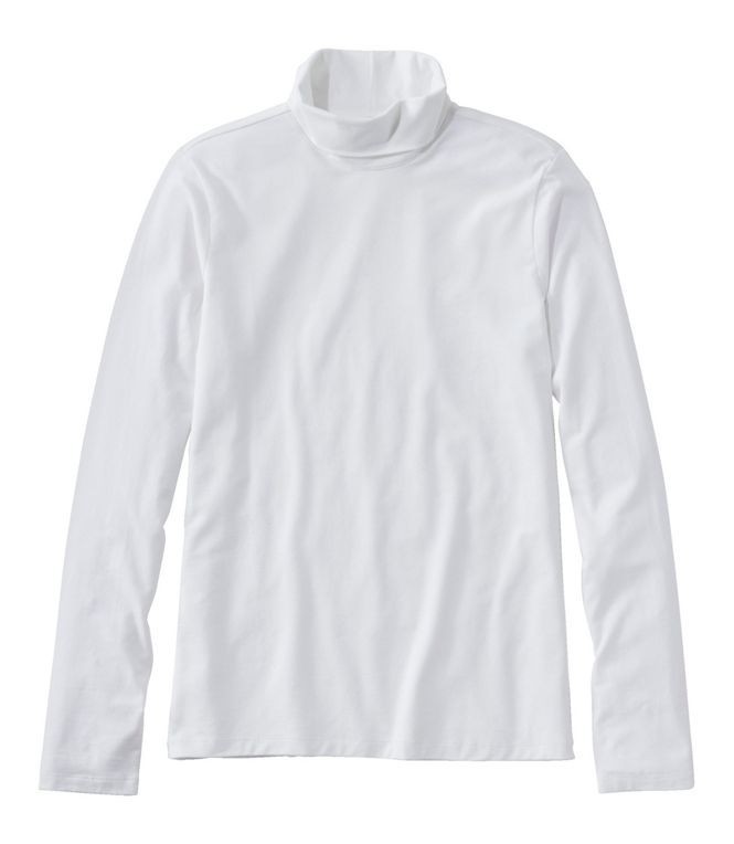 KAYNEE LONG SLEEVE TURTLENECK SHIRT WHITE ADULT SMALL gallery