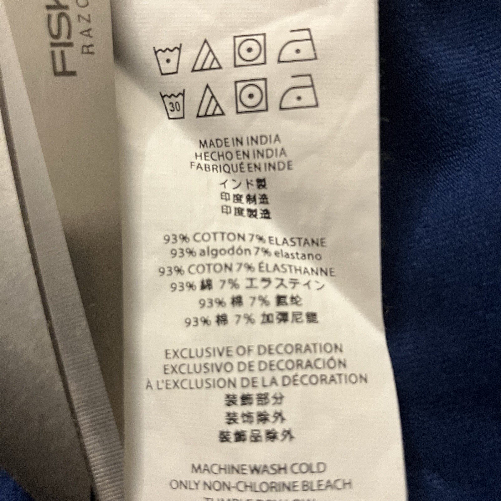 Michael Kors SS Estate Blue Men’s T Shirt 93% Cotton 7% Elastane Medium gallery
