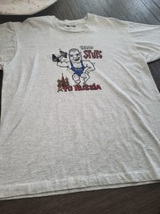 Grail SCREEN STARS BEST 1987 Single Stitch Rare Wrestling Stutz Russia T Shirt