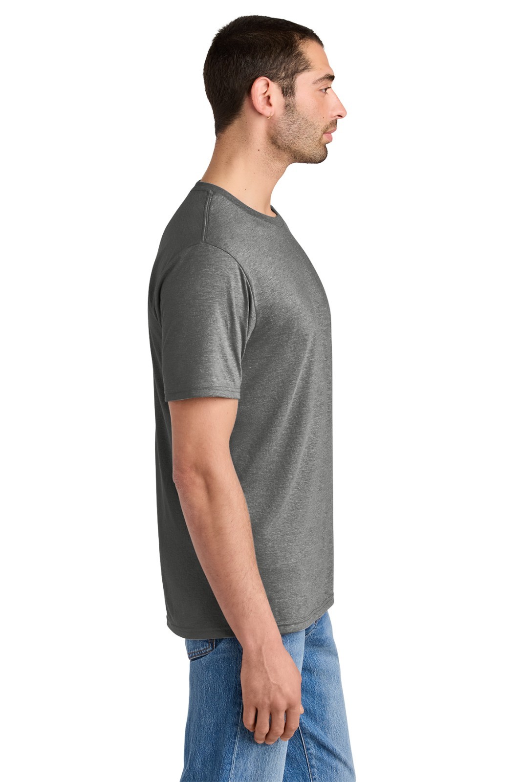 District DM130 Perfect Tri Tee Grey Frost 2XL gallery