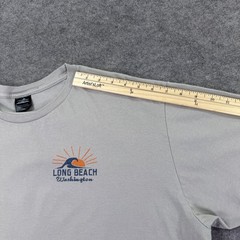 Prairie Mountain Long Beach Washington Beach Graphic T-Shirt Men’s Size XXL Gray