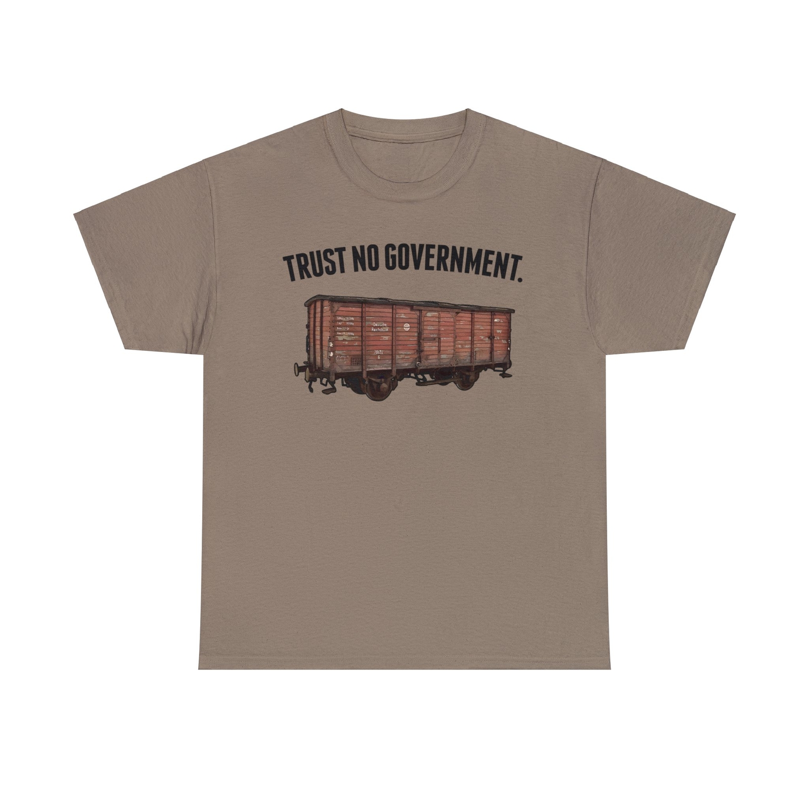 Trust No Govt Cattle Car T-Shirt Conspiracy Gift
