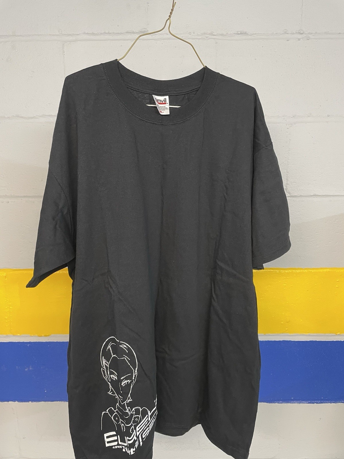 Eureka Seven Anime Shirt Black Short Sleeve XL Anvil Tag New Never Worn gallery