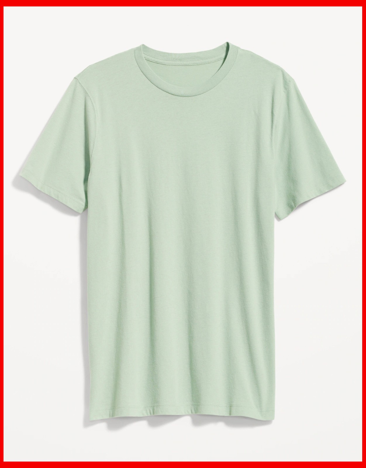 ~Old Navy Soft-Washed Tee Crew neck T-shirt M MT Medium-Tall Pale Glass Green
