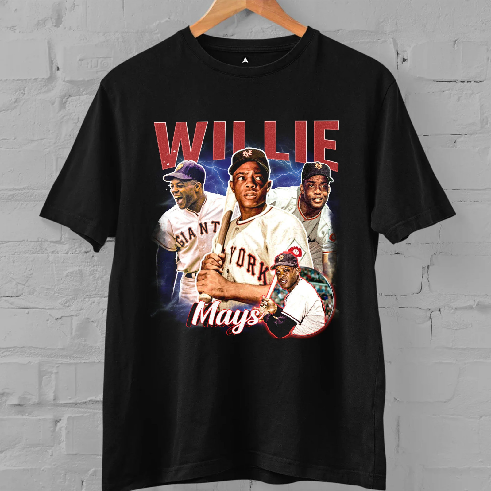 Willie Mays Hayes T-Shirt Cotton For Men Tee All Size S-4XL