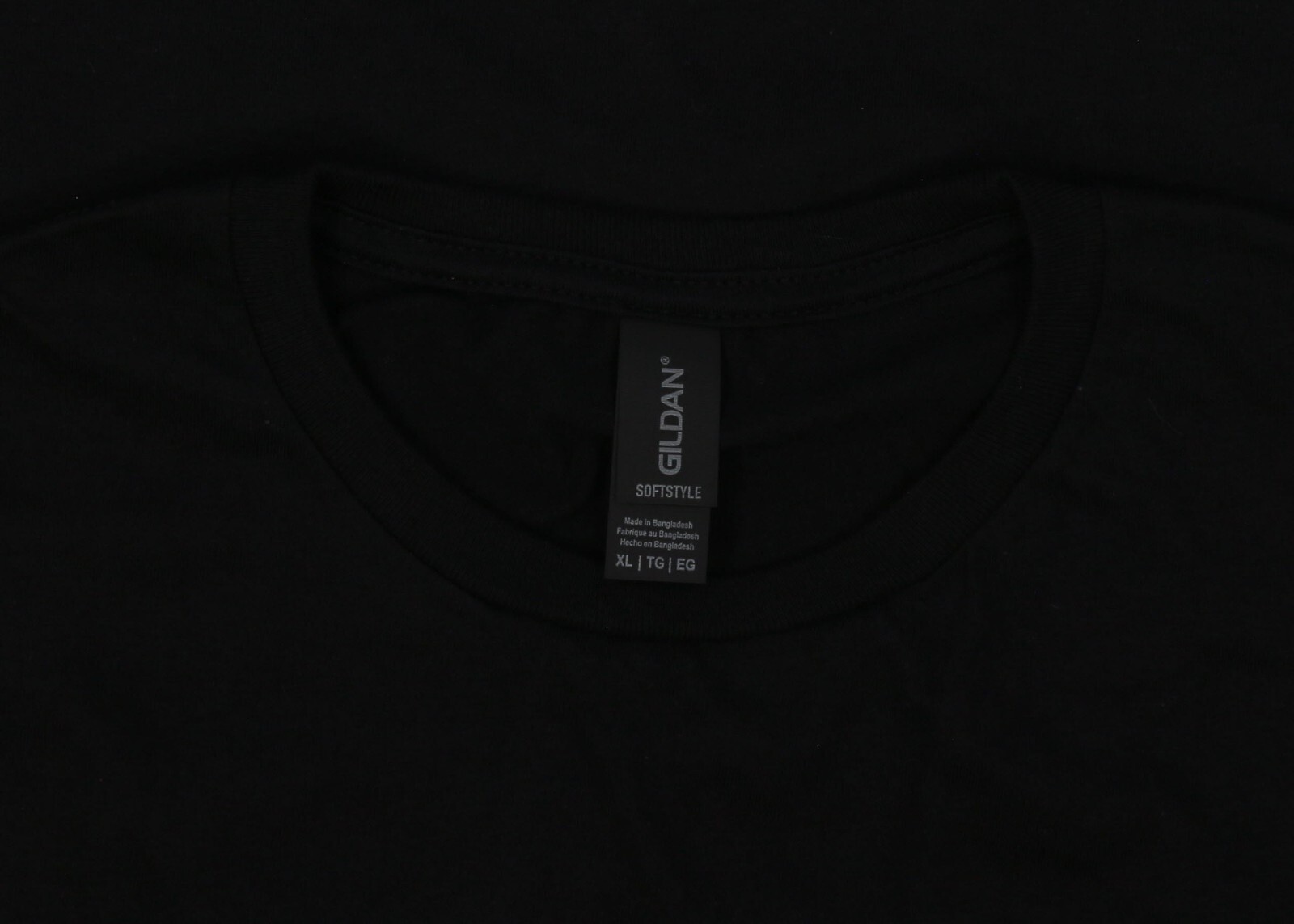 New Gildan Soft Style T-Shirt Black Size XL. gallery