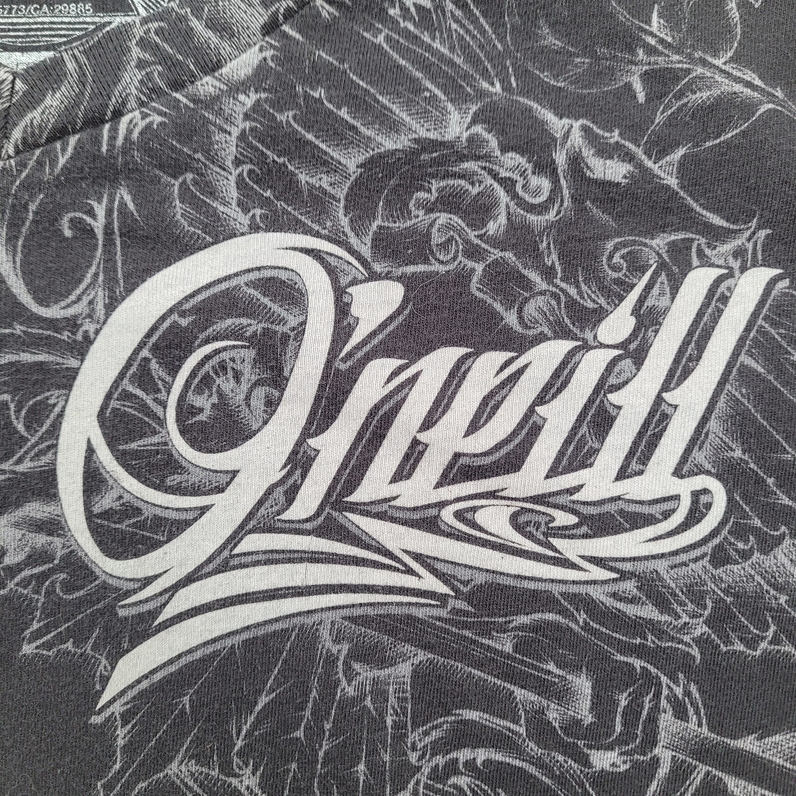 Y2K Oneill Mens V Neck T-Shirt Black Medium Short Sleeve Crew Neck Surf Wear gallery