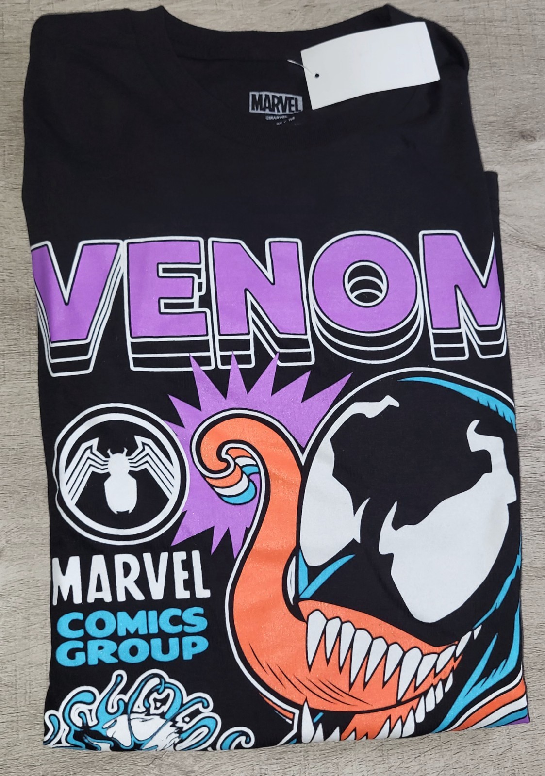 Marvel Comics Venom Lethal Protector Mens Black T Shirt Size M NWT gallery