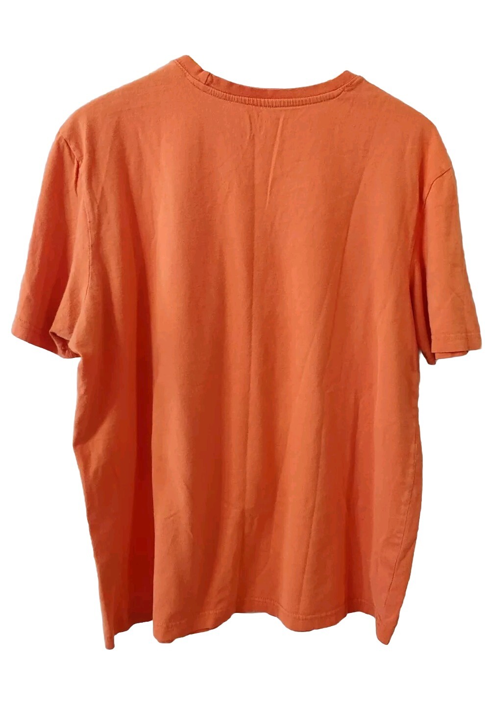 Caribbean Joe Graphic T-Shirt Mens M Washed Orange Crew Neck Cotton Tackle Shop gallery