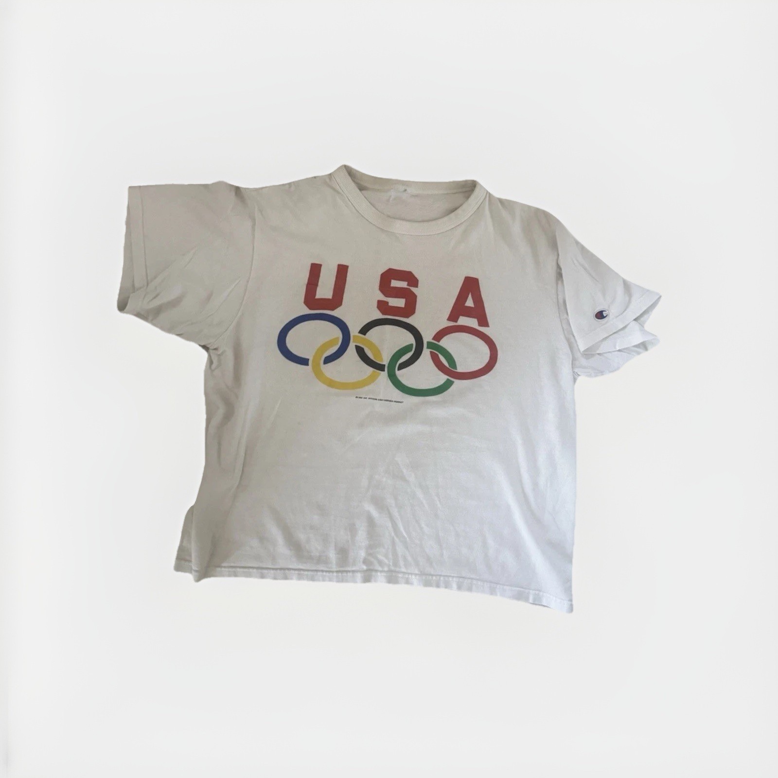 USA OLYMPIC Champion T-shirt Mens Sz M Authentic Original Atlanta 1996 gallery