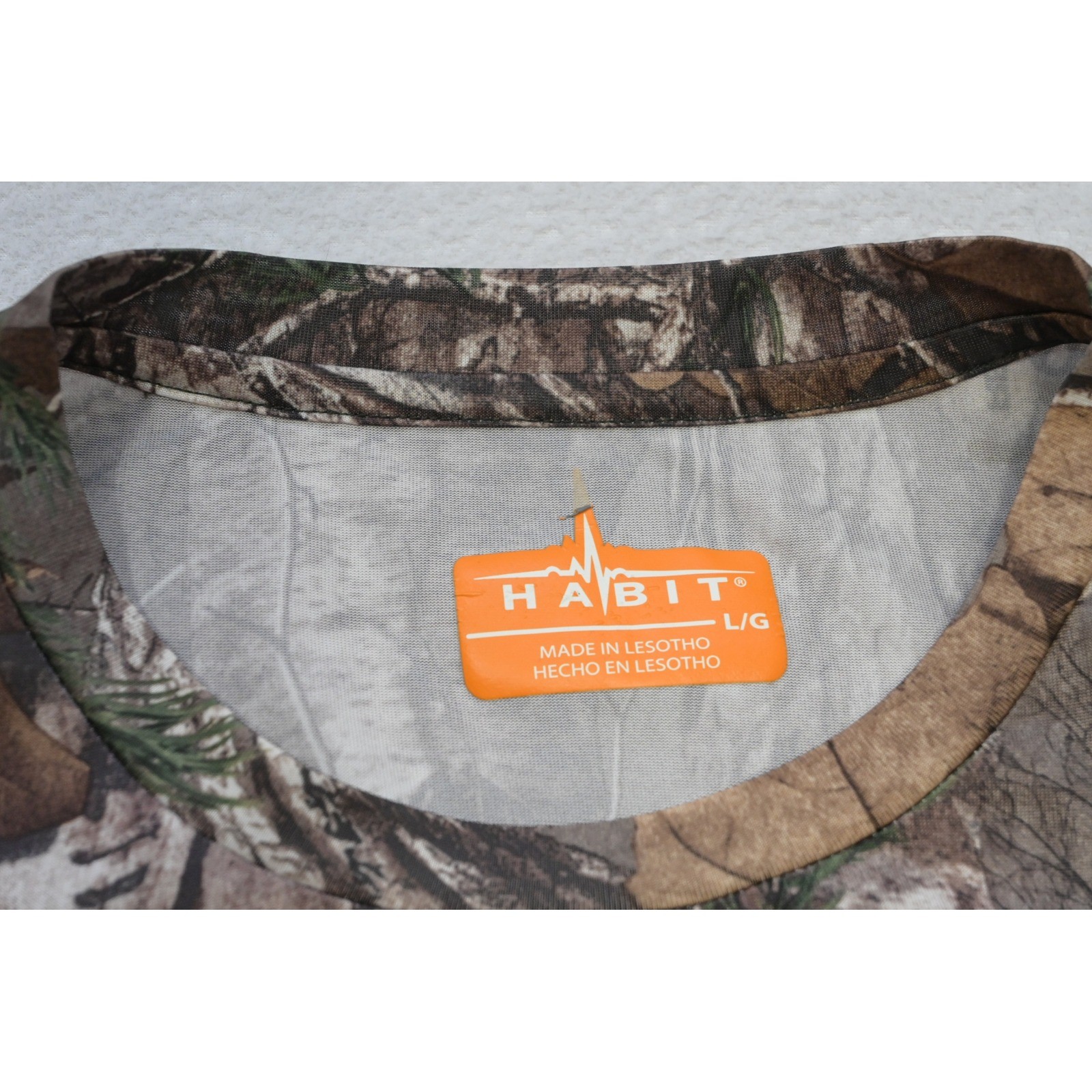 Habit Camo Athletic T Shirt Mens Large Excellent Realtree Short Sleeve gallery