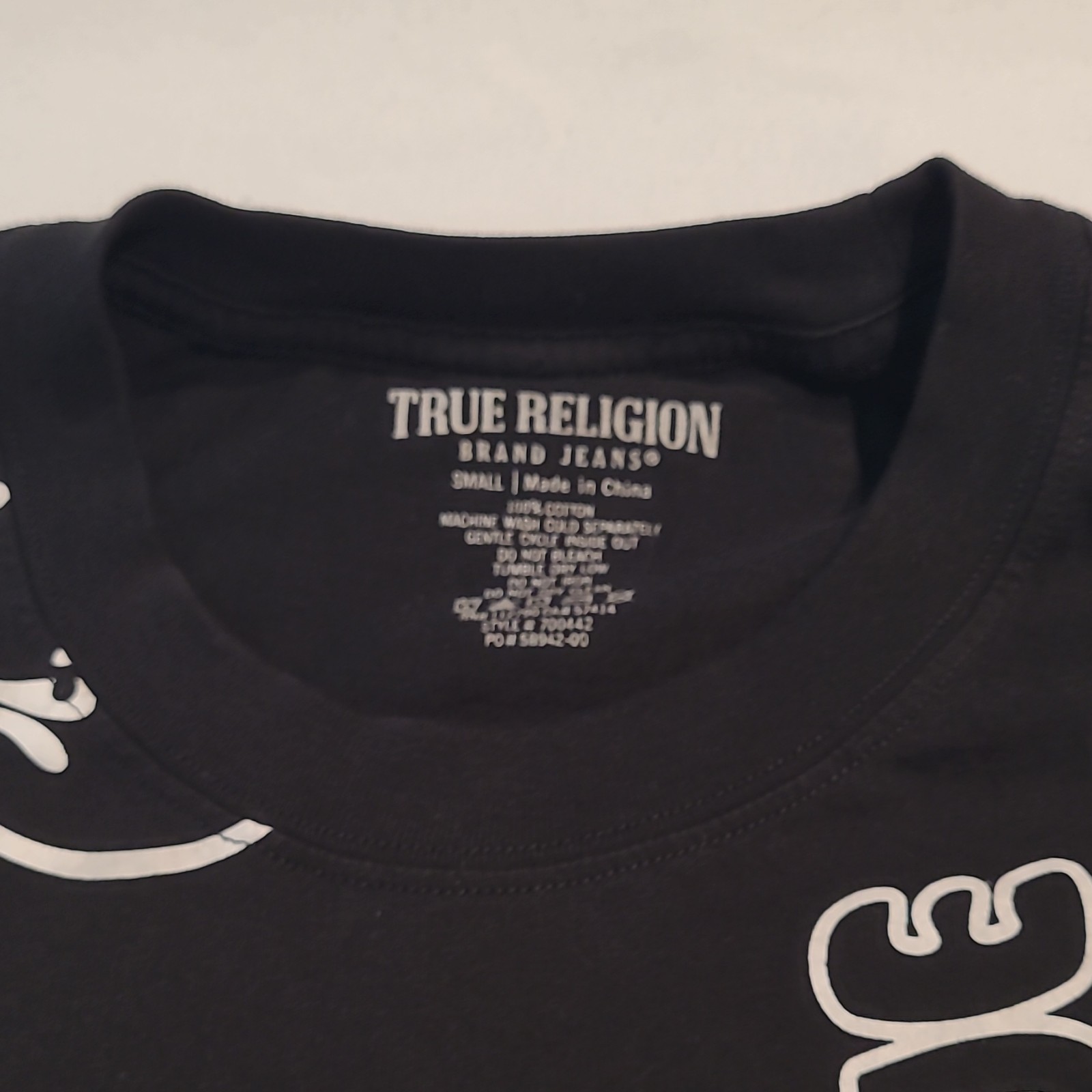 True Religion BUBBLE TEE Size Small gallery