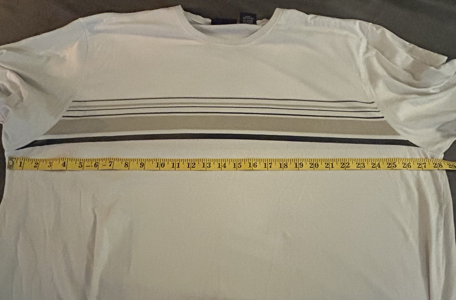 Puritan Striped Tee Shirt 3XL Comfort Easy Care Some Wear Around Neck See Pics gallery
