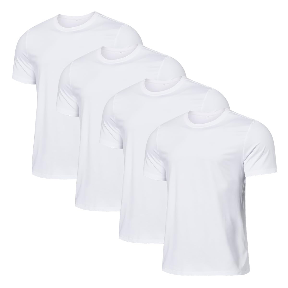 Men’s Quick Dry Gym T-Shirts Multipack Workout Short Sleeve Shirts Athletic R…