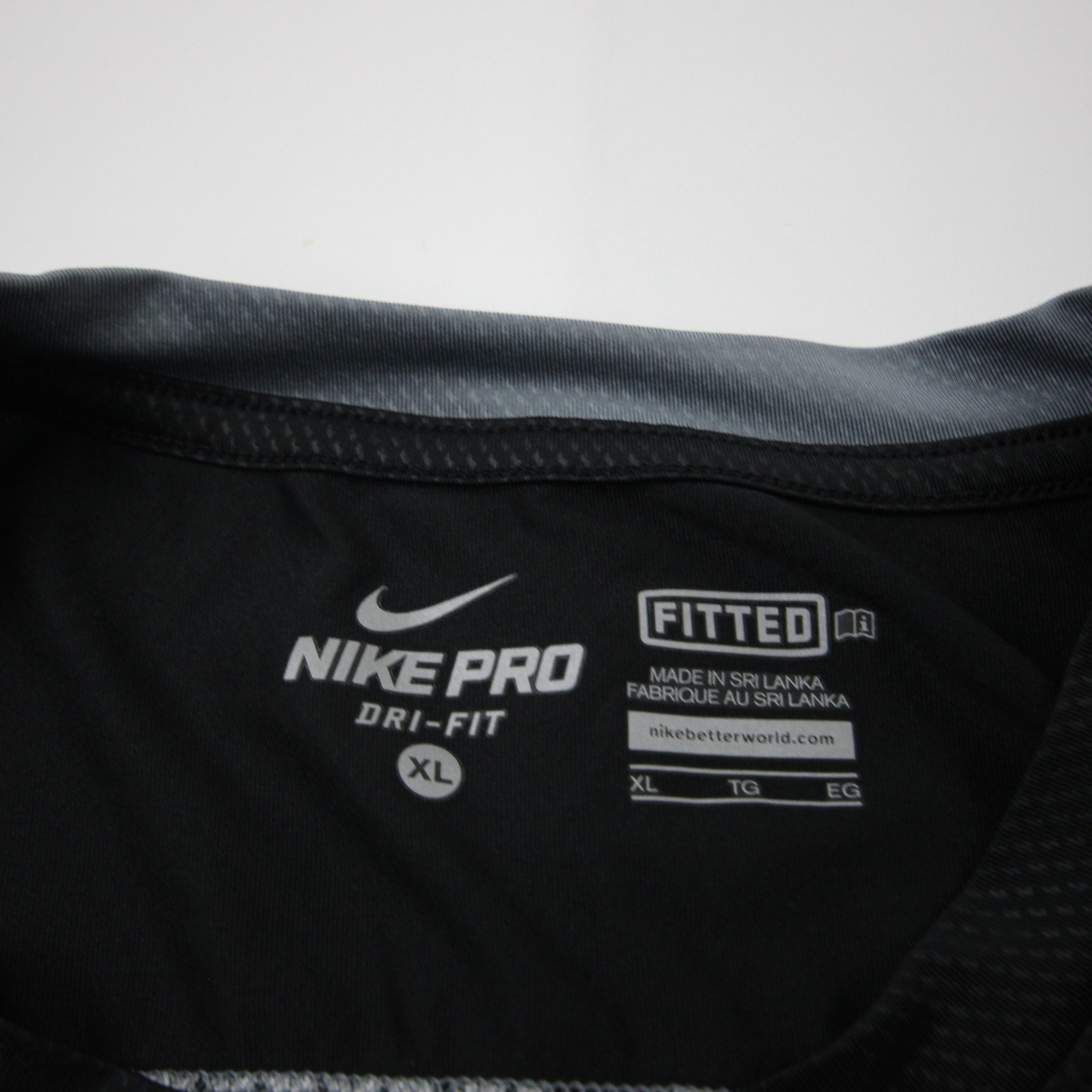 Nike Pro Dri-Fit Sleeveless Shirt Men's Black Used XL gallery