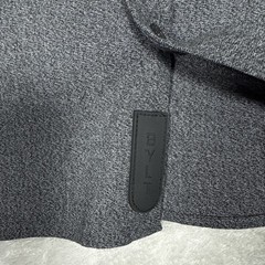 Bylt Vista Long Sleeve Button Down Heathered Charcoal Size Medium
