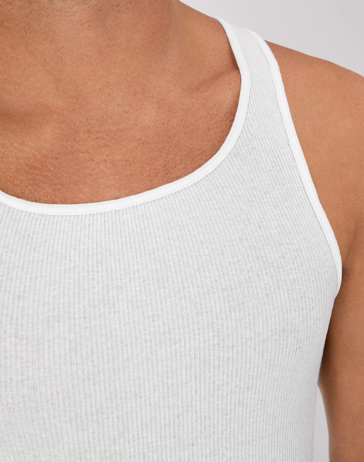Hanes Men's TAGLESS ComfortSoft White A-Shirt 6-Pack Shirts Tank FreshIQ Value gallery